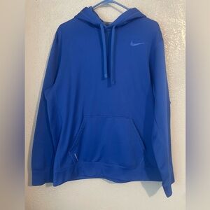 Nike Men's Vibrant Blue Hoodie